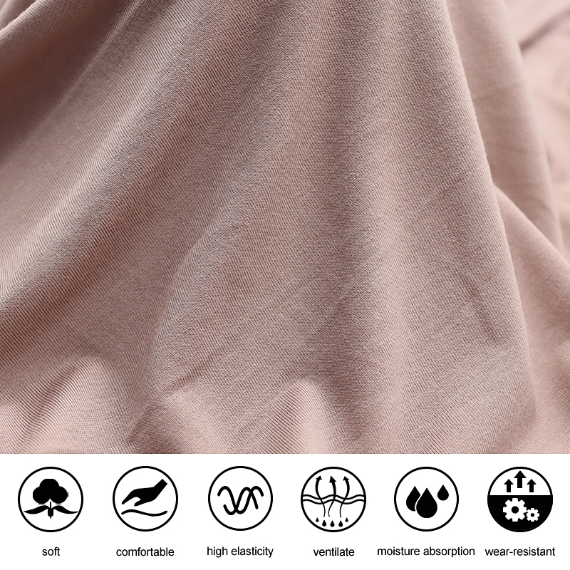 Good stretch and stability modal spandex single jersey fabric